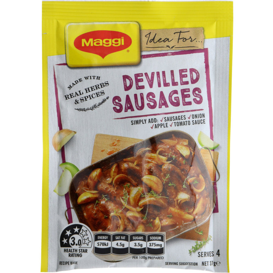 Devilled Sausages Recipe Base The Foodbank Project