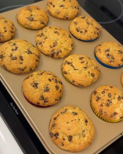 Banana & Chocolate Chip Muffins