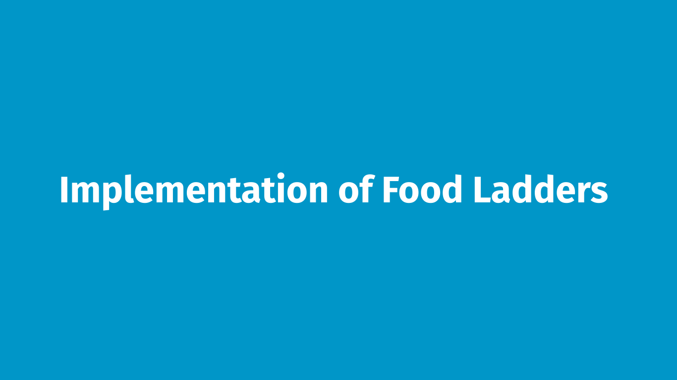 Implementation of Food Ladders – The Foodbank Project