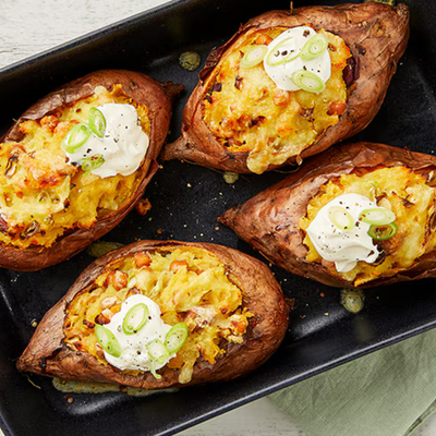 Easy Bean Stuffed Kūmara