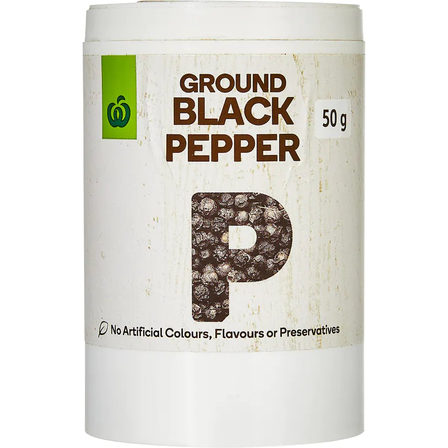 Ground Black Pepper 50g – The Foodbank Project