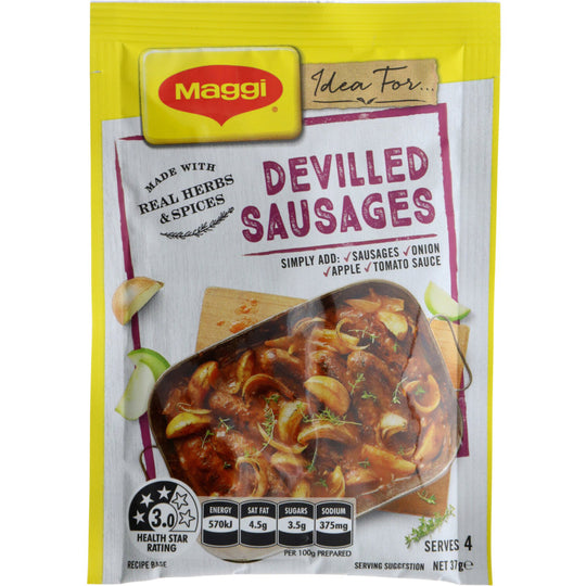 Devilled Sausages Recipe Base The Foodbank Project